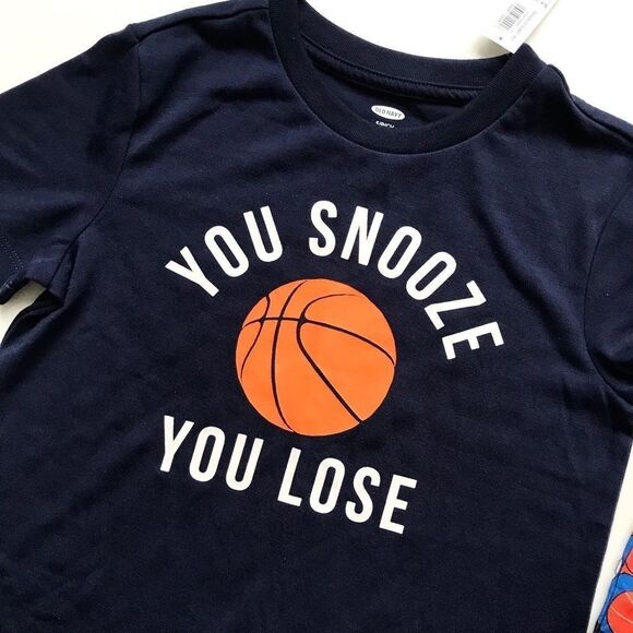 Old Navy NWT sports shirt/shorts pyjamas set S(6/7Y) - Picture 2 of 5